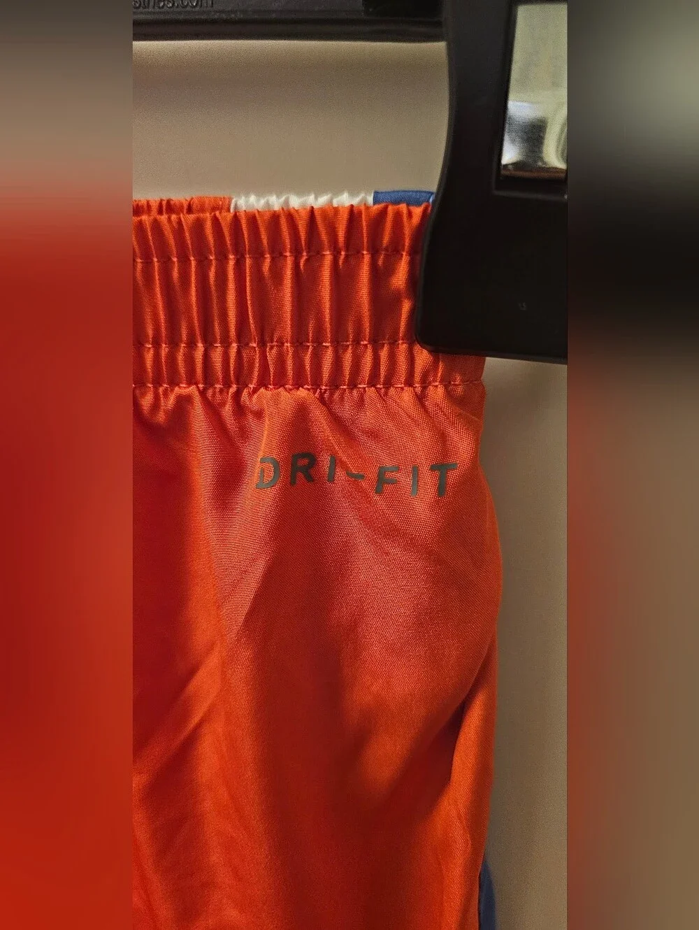 Nike NWT Toddler Girls Orange Blue Dri-FIT Running Shorts - Size 3T 2-3 Years